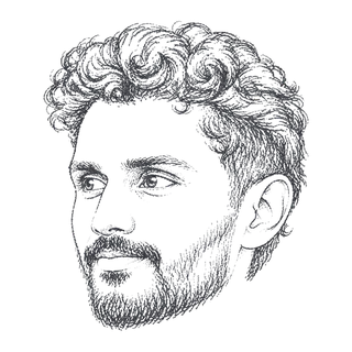 Pencil portrait of Gishara S Gunasekara