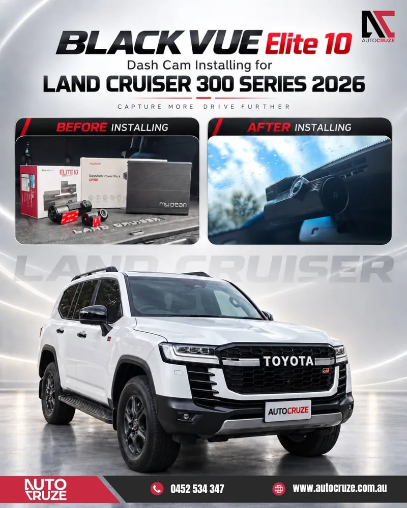 Dash cam install post for Auto Cruze, Land Cruiser 300