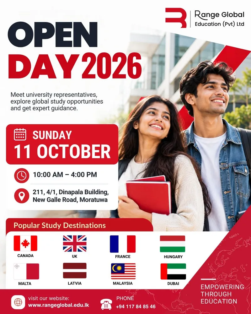 Open Day 2026 post for Range Global Education
